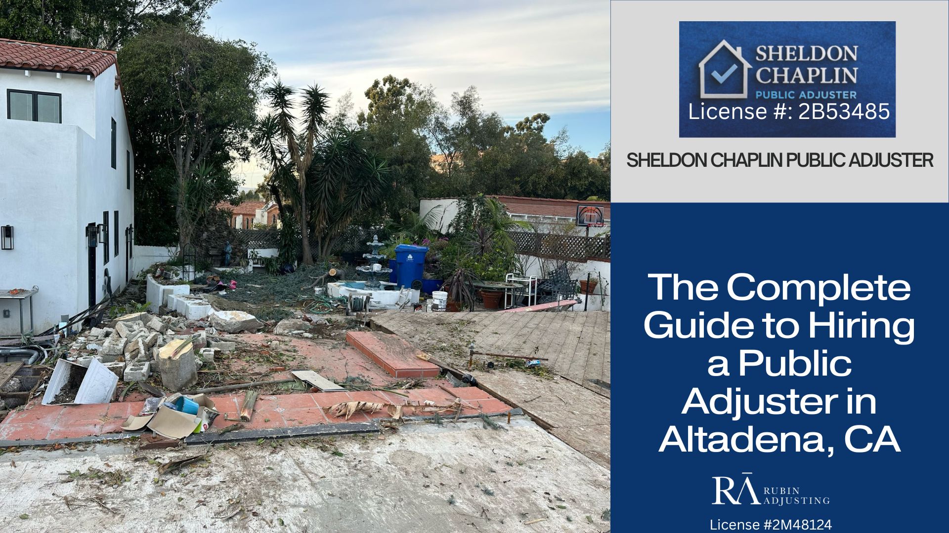 Public Adjuster Near Altadena, CA 1a-Chaplin Public Adjusting