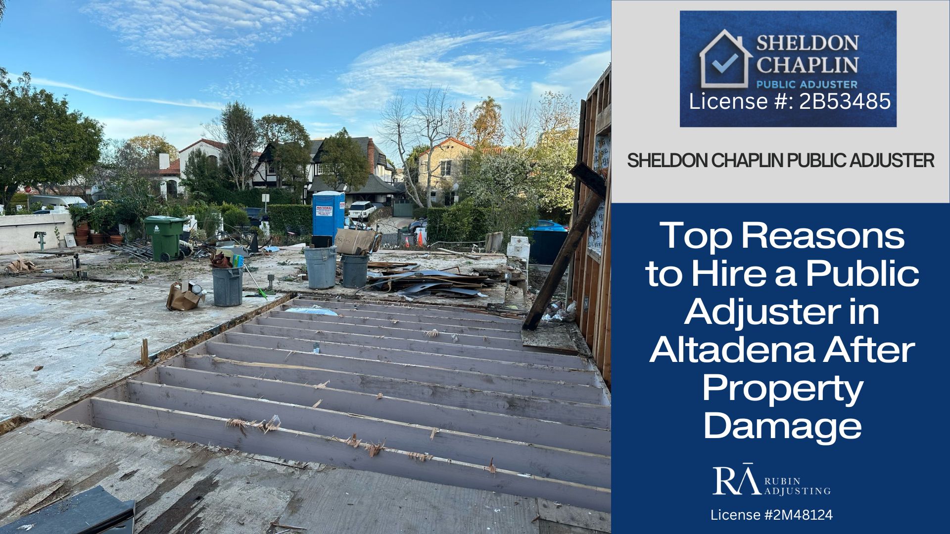 Public Adjuster Near Altadena, CA 2a-Chaplin Public Adjusting