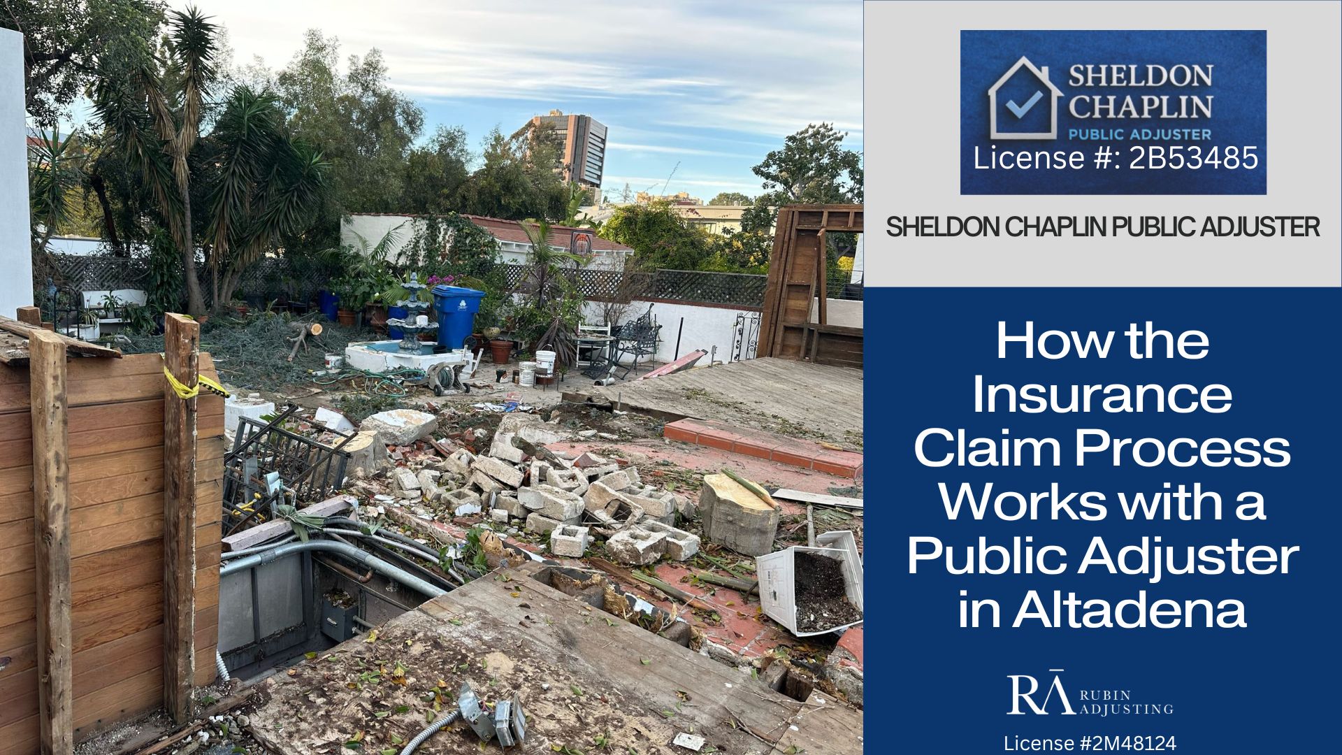 Public Adjuster Near Altadena, CA 3a-Chaplin Public Adjusting
