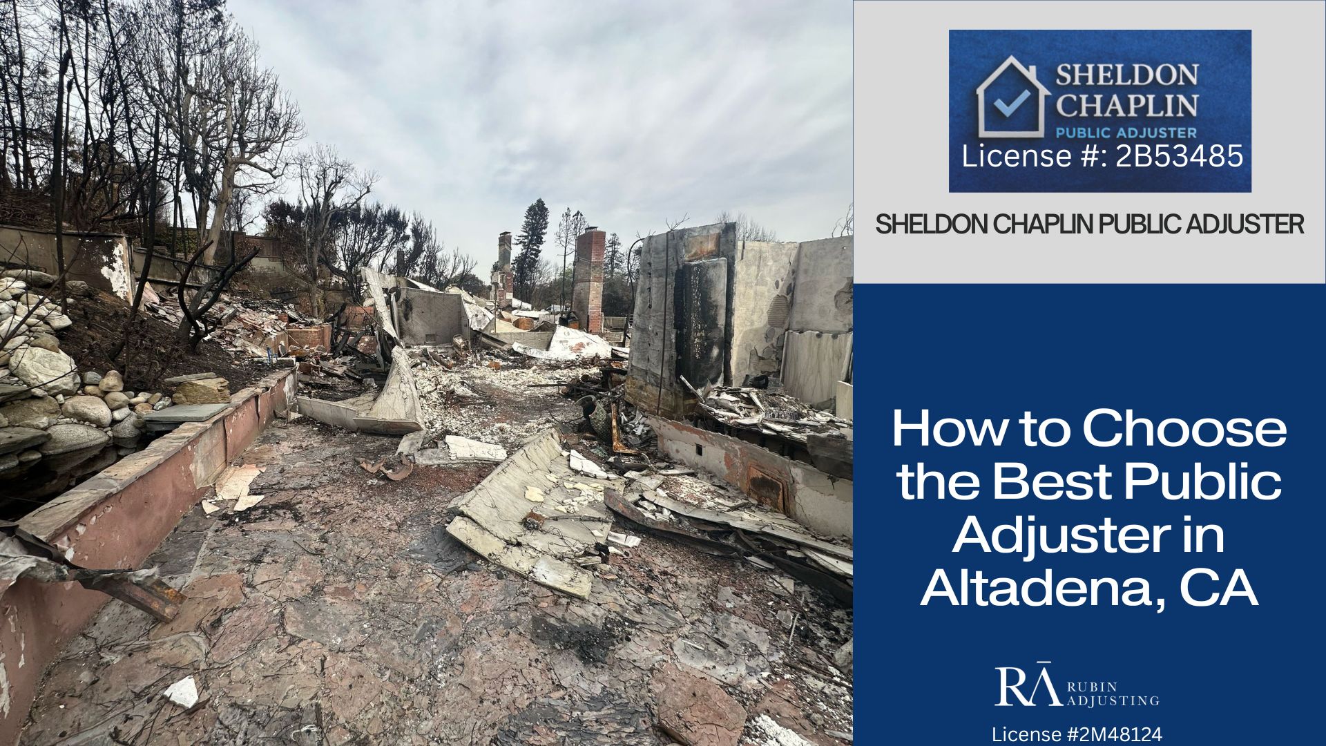 Public Adjuster Near Altadena, CA 5a-Chaplin Public Adjusting