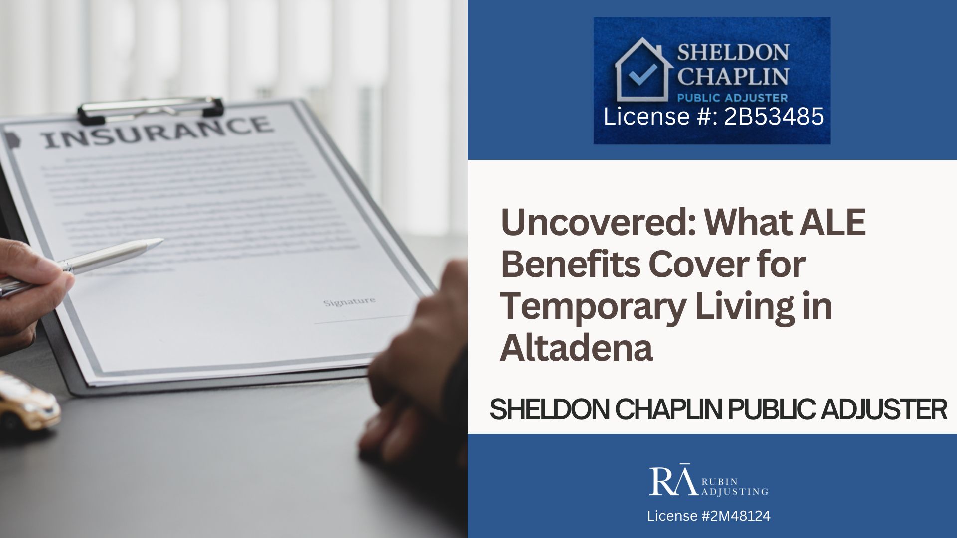 ALE Benefits_ Maximize Temporary Living Coverage near Altadena - Chaplin Public Adjuster