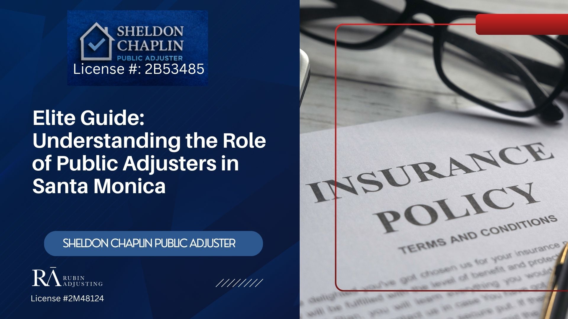 Blog - Public Adjuster vs Insurance vs attorney near Santa Monica- Chaplin Public Adjuster